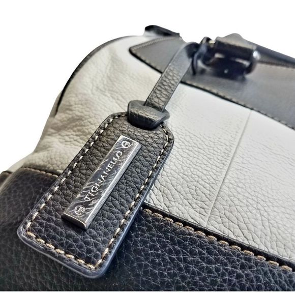 Tignanello black and white leather bag - Picture 7 of 9
